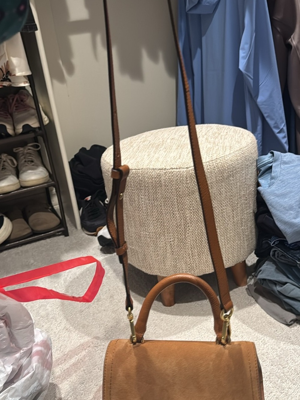 See by Chloe Tan Leather and Suede Top-Handle Satchel - Picture 4 of 7